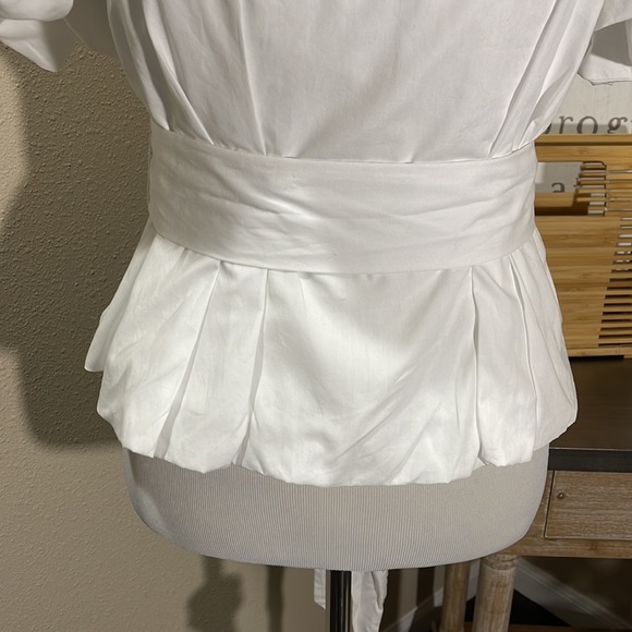 Zara white top sz L - Picture 2 of 6